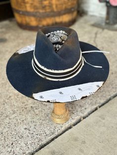 Paisley Custom Hat Size Large Custom hats are NOT refundable or Exchangeable All custom hats are one of a kind Custom Fedora, Art Hats, Hat Burning, Jean Shirt Dress, Hat Bar, Dragonfly Tattoo Design, Business Art, Space Cowboy, Dragonfly Tattoo