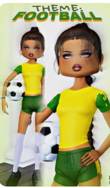 #dresstoimpress #football #soccer #roblox #cosplay Football Outfit Dress To Impress, Football Dti Outfit, Football Dress To Impress, Winter Dinner Outfit, Vsco Outfit, Brazil Soccer, Football Outfit, Dti Hacks