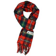 PRICES MAY VARY. Classic Scottish plaid pattern for unisex fitting. Size:72"x12" with 3" tassels on both ends Features: cashmere feel, soft, lightweight, classic Italian style. Hand Wash,Dry Flat Glory Max Scottish stewart tartan plaid scarf is perfect for any occasions. It is made of high quality viscose material, which makes it very soft and warm just feel like cashmere. The scarf is long enough to wrap around your neck twice and it has a classic luxurious Scottish plaid pattern with tassels o Red Tartan Scarf Outfit, Casual Wool Plaid Scarves, Luxury Classic Plaid Scarves, Classic Italian Style, Red Tartan Scarf, Tartan Plaid Scarf, Stewart Tartan, Scottish Plaid, Green Plaid