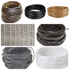 several different types of wires and cords on white background with text that reads, how to choose the right type of wire for your project