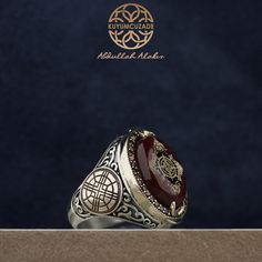 Men's epoxsi gemstone signet ring which will give you a head turning presence. This mystic, vintage style, engraved ring has a unique design for the polished, refined, and distinguished man. Perfect for casual and formal events, it will make your friends envious as you walk into the room full of confidence and pride. Looking for a unique, one of a kind GIFT FOR HIM, groomsman gift, father's day gift, teacher day gift? Look no further. This cool gemstone ring is the right answer and best gift for Symbolic Red Jewelry For Anniversary, Spiritual Red Rings For Wedding, Red Engraved Ring For Formal, Red Engraved Ring For Formal Occasions, Engraved Red Ring For Formal Events, Engraved Red Ring Jewelry, Antique Red Rings For Gifts, Antique Red Rings For Gift, Red Symbolic Engraved Jewelry