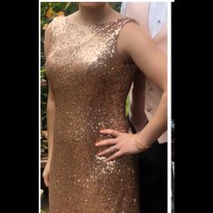 Rose Gold Dress Rose Gold Dress, Gold Dress, Colorful Dresses, Prom Dresses, Prom, Womens Sizes, Rose Gold, Size 6, Womens Dresses