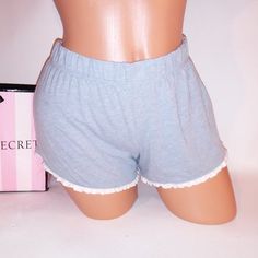 Victoria's Secret Sleep Shorts Xs Gray Lounge Pajama Bottoms Solid Ruffle Trim Sleepwear Victoria New With Tags *Bundle To Save Chavonne11 92920 Stretch Pajama Shorts For Summer Pajama Party, Stretch Summer Pajama Shorts For Sleepover, Stretch Pajama Shorts For Summer Sleepover, Victoria's Secret Stretch Pajama Shorts For Pajama Party, Victoria's Secret Shorts For Spring Loungewear, Comfortable Short Bottoms For Sleepover, Stretch Pajama Shorts With Elastic Waistband For Sleepovers, Stretch Cotton Bottoms For Pajama Party, Casual Fitted Short Sleepwear