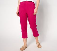 The timeless silhouette that you love, these Original Waist crop pants boast the perfect amount of comfy stretch to take you through your busy day. From Denim & Co.® Fashions. Petite Pants, Busy Day, Crop Pants, Athletic Apparel, Jeans Jumpsuit, Skirt Suit, Cropped Pants, T Shirt Top, Blazer Suit