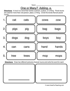 worksheet for reading and writing about animals