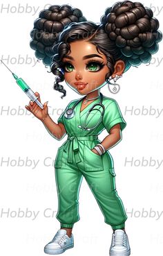 Nurse Cartoon Art, Nurse Picture, Stocking Art, Nurse Clip Art, Nurse Cartoon, Watercolor Digital Art, Nurse Art, Medical Nurse, Nurse Rock