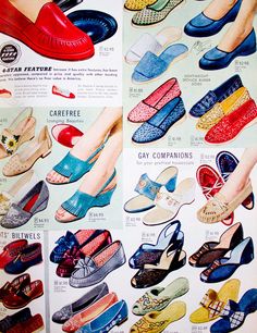 I love how some of these styles are still popular/available today! VixenVintage's media Boogie Shoes, Vintage Clothes Patterns, Going Through It