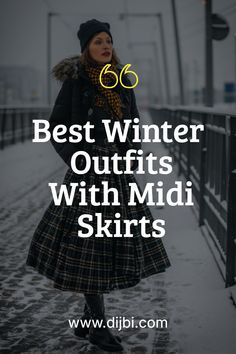 Outfits With Midi Skirts, Outfits For Short Women, Midi Skirts Style, Perfect Winter Outfit, Best Winter Outfits, Trendy Outfits Winter