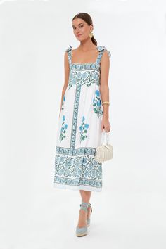 Kentucky Derby Gala, Derby Gala, Summer 2023 Style, Tie Shoulder Dress, Beachwear Brands, Classic Dresses, Colorful Bohemian, White Poppy, Turks Caicos