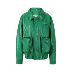 Hidden Zipper Vegan Leather Jacket - Kelly Obi New York Athleisure Dress, Vegan Leather Jacket, Swimwear Bottoms, Green Jacket, Free Clothes, Coat Dress, Handbag Accessories, Hidden Zipper, Athleisure