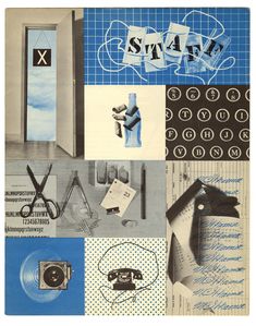 an advertisement for state records featuring scissors, telephones, and other items from the collection