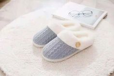 Soft Slippers with Cotton Lining Memory Foam Insoles Chef Shoes, Diy Tape, Foam Slippers, Indoor Slippers, Soft Slippers, Winter Slippers, Chunky Heels Sandals, Rubber Shoes, Christmas Deer