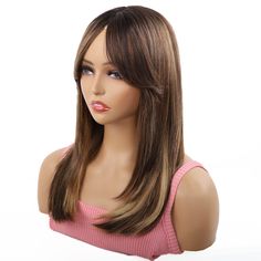 🌼HAIR MATERIAL - 100% Certified Authentic REMY HUMAN HAIR - Redefines luxury with hand selected, full cuticles. Which means all the cuticles run in the same direction to deliver a softer, more natural looking hair. 🌼CENTER HAND TIED LACE PART - This Luxury human hair wig has a Natural Hairline part accents the style, giving the appearance of natural hair growth across the part. 🌼Full Density with Realistic Look - Rooted Color give dimension & Creates the illusions of the hair growing right out your scalp which looks more natural. 🌼Comfortable & Breathable Inside Cap - The elastic Cap of this straight wig is designed to Stretches along the perimeter for the most comfortable fit while eliminating pressure points. 🌼Available Colors: Dark Brown, Burgundy Red (OT99J) , A Medium Dark Brown Blonde Human Hair Wigs, Wigs For White Women, Copper Blonde, Human Hair Wigs Blonde, Caramel Blonde, Real Hair Wigs, Hair Growing, Real Hair, Natural Hair Growth