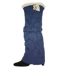 These Cozy Leg Warmers Are Perfect For Peeking Out Of Boots. They Are Super Stretchy And Soft. Size : 13 Inches Long. Crochet Lace And Button Accent. 100% Acrylic. Cute Lace Leg Warmer/ Boot Topper Recommended Care: Hand Wash And Lay Flat To Dry. Casual Blue Stretch Leg Warmers, Blue Fitted Casual Leg Warmers, Casual Fitted Blue Leg Warmers, Blue One-size Leg Warmers For Fall, Blue Fitted Leg Warmers For Fall, Blue Fitted Leg Warmers For Winter, Fitted Blue Leg Warmers For Winter, Cozy Blue Leg Warmers For Winter, Blue Knitted Leg Warmers For Winter