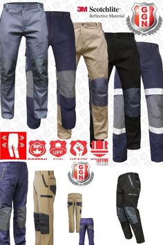 Mens Cargo Work Pants Stretch Cotton Contrast 3D Knee Tactical Trousers Big Bee, Cargo Work Pants, Mens Cargo, Knee Pads, Ticks, Work Pants