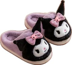 Cute Non-slip Closed Toe Slippers, Cute Closed Toe Slippers With Rubber Sole, Kawaii Round Toe Indoor Slippers, Cute Indoor Synthetic Slippers, Cute Non-slip Flat Slippers, Cute Synthetic Slippers With Soft Sole, Cute Round Toe Slippers For Playtime, Cute Closed Toe Synthetic Slippers, Cute Non-slip Indoor Slippers