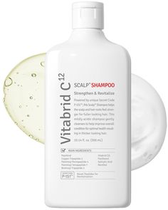 PRICES MAY VARY. SCALP ANTI-AGING AND HAIR LOSS RELIEF: Vitabrid C12 Scalp+ Shampoo is powered by the unique Secret Code P-151, effectively cleansing the scalp and hair while protecting against aging. It helps maintain healthy, stronger hair by utilizing collagen-boosting peptides to invigorate the scalp and promote healthy hair growth. STRONGER HAIR ROOTS AND VOLUMIZING: This shampoo infuses 97% naturally derived ingredients to cleanse hair while providing an optimal environment for scalp healt Strengthen Hair Roots, Dht Blockers, Stronger Hair, Hair Roots, Scalp Shampoo, Hair Cleanse, Promote Healthy Hair Growth, Sensitive Scalp, Hair Follicles