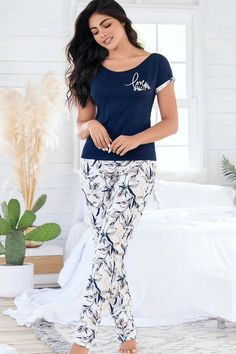 Graphic Long PJ Set - Etsy Trendy Short Sleeve Sleepwear For Loungewear, Trendy Short Sleeve Sleepwear For Lounging, Crew Neck Cotton Printed Sleepwear, Printed Cotton Crew Neck Sleepwear, Trendy Cotton Sleepwear With Graphic Print, Short Sleeve Graphic Print Loungewear Sets, Graphic Print Loungewear Sets With Short Sleeves, Graphic Print Short Sleeve Loungewear Sets, Summer Cotton T-shirt For Lounging