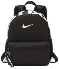 Functional Nylon Backpack With Logo, Nike White Standard Backpack, Nike White Bag For Back To School, White Nike Bag For Back To School, White Nike Functional Backpack, Nike White Functional Backpack, School Nylon Backpack With Logo, School Backpack With Logo In Nylon, Nike Nylon Backpack