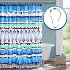 Our shower curtain is waterproof, breathable, semi-translucent and beautifully designed for decorating different places, such as bathrooms, balconies, windows, closets. It can also be used as a gift for family and friends. How to clean? 1. Rinse the shower curtain with water or wipe the stain with a clean damp cloth. 2. Machine wash in cold, tumble dry low. And please wash with like colors and fabrics gently. NOTE 1. Folding and shipping may cause folds, which can be removed by hanging or ironing. 2. Immediately after showering, open the shower curtain all the way along the length of the shower rod. Do not push it to one side of the rod. This will allow it to air dry properly. Feature: Water Resistance Wrinkle Free Machine Washable Easy to Install Excellent Drapability Specification: Size: Geometric Shower Curtain, Tassel Curtains, Boho Shower Curtain, Geometry Pattern, Shower Rod, Shower Liner, Curtain Material, Shower Curtain Sets, Curtain Sets