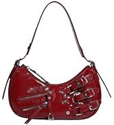 Y2K trendy red bag Crescent Bag, Bag Y2k, Red Bag, Hobo Handbag, Handbag For Women, Red Handbag, Underarm Bag, Hobo Handbags