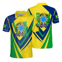 Don't Mess With Brazil Shirts These products are custom-made-to-order and handcrafted to the highest quality standards. Each product is constructed from a premium polyester blend that is ultra-soft and incredibly comfortable. Features a specialty high definition heat-dye application that ensures long lasting color vibrancy even after machine washing. Fabric is durable and resistant to wrinkles, shrinking and mildew. Each product is custom printed, cut and sewn just for you when you place your order - there may be small differences in the design on the seams and / or arms due to the custom nature of the production process. Due to the different monitor and light effect, the actual color of the item might be slightly different from the visual pictures. Cotton Polo Shirt With Sublimation Print For Sports, Team Spirit Cotton Polo Shirt With Sublimation Print, Cotton Moisture-wicking Polo Shirt For Team Events, Cotton Graphic Print Polo Shirt For Team Events, Cotton Polo Shirt With Graphic Print For Team Events, Fitted Yellow Tops For Sports Events, Fitted Polo Shirt With Sublimation Print For Sports Events, Casual Fitted Sublimation Design For Team Events, Fitted Sublimation Design T-shirt For Team Events