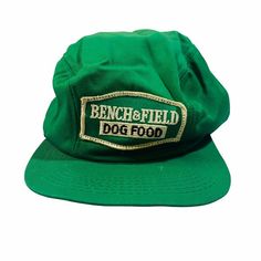 Very cool looking, rare Bench and Field Dog Food patch hat.  Has ear flaps that fold down.  You're buying the exact hat pictured. Vintage Cotton Hats For Outdoors, Vintage Cotton Dad Hat With Flat Brim, Vintage Cotton Hat For Outdoor, Retro One Size Fits Most Snapback Hat, Retro Fitted Hat With Flat Bill For Outdoor, Vintage Snapback Fitted Hat For Outdoor, Vintage Fitted Hat With Flat Brim, Vintage One Size Fits Most Baseball Cap, Vintage Fitted Snapback Hat