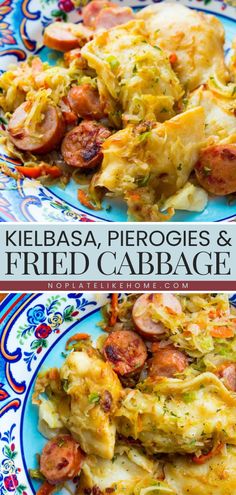 Weeknights call for this smoked kielbasa recipe! These pierogies with kielbasa and cabbage will become your family favorite dinner. In just 30 minutes, you can have a one-pot dinner of kielbasa, pierogies, and fried cabbage! Pierogi And Sausage, Kielbasa Pierogies, Kielbasa And Pierogies, Pierogies And Kielbasa, Pierogi Recipes, Cabbage And Smoked Sausage, Smoked Kielbasa, Fried Cabbage Recipe, Fried Cabbage With Sausage