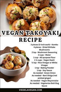 Vegan Takoyaki Recipe Vegan Takoyaki Recipe, Okonomiyaki Vegetarian, Vegan Christmas Main Dish, Vegan Takoyaki, Japanese Festival Food, Japan Food Recipes, Takoyaki Recipe, Easy Vegan Snack