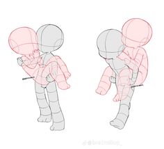 a drawing of an astronaut holding a baby