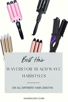 If you are looking for ways to use five of the best hair wavers get inspired by this post. You can learn so much on how to get beach waves by using the best hair wavers. | Hair Tools | Beach Waves | Beach Hairstyles | Thick Hair | Wavy Hair Tools, Summer Beach Waves, Hairstyles Thick Hair, Easy Beach Hairstyles, Long Hair Waves