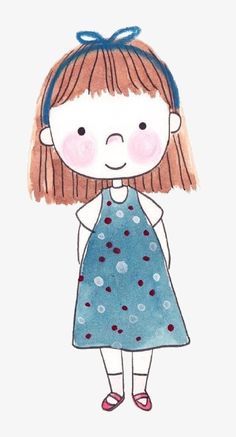 Images Cartoon, Cartoon Clipart, 강아지 그림, Art Camp, Book Illustration Art, Painting Of Girl, Cute Clipart, Cute Easy Drawings