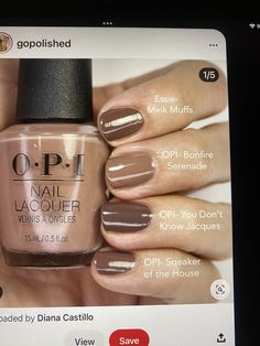 Dip Powder Colors Fall, Opi Dip Powder Colors Fall, Opi Dip Powder Colors, Nail Chart, Fall Nails Opi, Dip Powder Colors, Finger Paint, Shoe Nails, Stylish Nails Designs