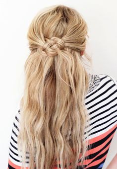 Celtic knot hair tutorial http://www.twistmepretty.com/2013/03/celtic-knot-tutorial.html Hair Knot Tutorial, Celtic Knot Hair, Wedding Updos, Wedding Hair Down, Bohol, Hoco Hair, Gwyneth Paltrow, Charlize Theron