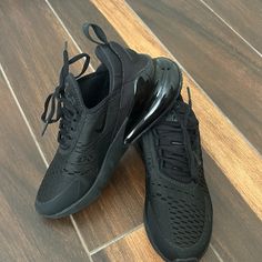 Women’s Nike Air Max 270 Black 7.5 No Box In Excellent Condition, Worn A Few Times Just Don’t Reach For Them! Air Max 270 Black, Nike Air Max 270 Black, Womens Nike Air Max 270, Nike Air Max 270, Air Max 270, Nike Shoes Women, Black 7, Just Don, Nike Black