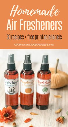 Air Freshener Recipes, Fall Essential Oils, Homemade Air Freshener, Recipes Pumpkin, Iced Chai