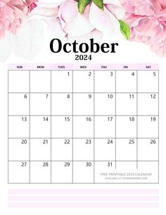 This gorgeous free 2024 calendar printable is a must-print! Plan your year in style with this calendar adorned with an assortment of colors, scents, and exquisite blooms. So beautiful you will enjo… October 2023 Calendar, 2023 Calendar Printable, 2024 Calendar Printable, Plan Your Year, Free Calendars, Floral Calendar, Daily Planner Printables Free, Weekly Planner Free Printable