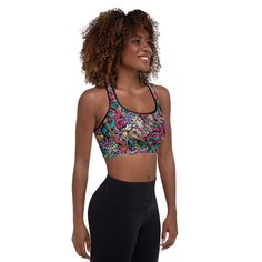 Get ready to rock your workouts with our Grunge Rock N Roll Sports Bra! Designed for ultimate comfort and support, this bra will keep you feeling like a rockstar while you sweat it out. With its edgy grunge design, you'll look and feel cool and confident in and out of the gym. Get the perfect bra for your workouts! This comfy bra has a soft moisture-wicking fabric, extra materials in shoulder straps, and removable padding for maximum support.• 82% polyester, 18% spandex• Fabric weight: 6.78 oz/y Like A Rockstar, Grunge Design, Edgy Grunge, Comfy Bra, Sweat It Out, Perfect Bra, Padded Sports Bra, Rock N, Moisture Wicking Fabric