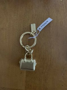 Shipped with USPS First Class Package. Bag Charms Designer, Bag Accessories Charm, Cute Key Chains For Car Keys With Wallet, Coach Mini Bag Charm, Gold Keychain Bag Charm For Everyday Use, Girly Car, Cute Birthday Gift, Hot Bags, What In My Bag