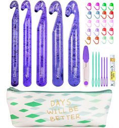 toothbrushes and other dental care items are arranged in a row on a white background