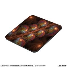 a computer mouse pad with an abstract design