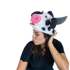 Get this Awesome Cow Hat Today!This Cow Hat will definitely make you stand out at your next Party, Wedding, Corporate Event, Birthday, Quinceanera, or Halloween Party! Product Details:✓Made in the USA✓Handmade✓High Quality Foam✓One Size Fits Most✓Customizable to your preferences"This is where your party starts". Give your next party a new life and rediscover your youth with Foam Party Hats.Foam Party Hats GuaranteeAt Foam Party Hats we believe our hats help bring a new joy and excitement to the Animal Party Hats, Zoo Animal Party, Cow Hat, Foam Wigs, Foam Party, Wig Party, Crazy Hats, Cow Gifts, Halloween Hats