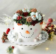 easy & elegant christmas cake ideas Best Christmas Desserts, Christmas Cake Recipes