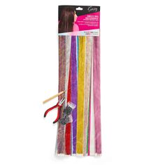 Complete Tinsel Hair Extension Kit SASCLR Complete Tinsel Hair Extension Kit | Multi | Sally Beauty Straight Sew In, Kanekalon Jumbo Braid, Tinsel Hair, Tools Shop, Jumbo Braids, Beauty Supplies, Sally Beauty, Beauty Supply, Hair Extension