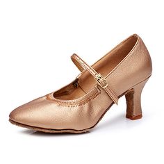 Category:Ballroom Shoes,Dance Sneakers; Upper Materials:Pigskin; Embellishment:Solid Color; Lining Material:Leatherette; Heel Type:Customized Heel; Actual Heel Height:2.56; Range:EU39; Style:Heel; Heel Height(inch):1 - 2,2 - 3; Outsole Materials:Leatherette; Occasion:Indoor; Closure Type:Buckle; Customized Shoes:Customizable; Listing Date:05/26/2017; Production mode:Self-produce; Foot Length:; SizeChart1_ID:2:468; Size chart date source:Provided by Supplier.; Base Categories:Dance Shoes,Shoes,Ap Salsa Shoes, Ballroom Shoes, Dance Heels, Dance Sneakers, Ballroom Dance Shoes, Cuban Heels, Modern Shoes, Faux Leather Heels, Modern Dance