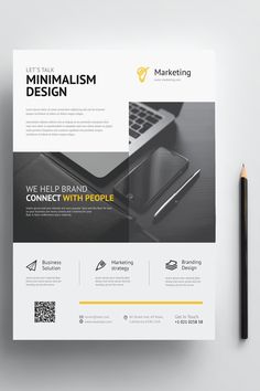 an image of a business flyer template