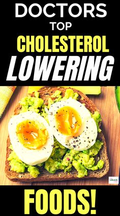 an advertisement for doctors top cholesterol lowering foods