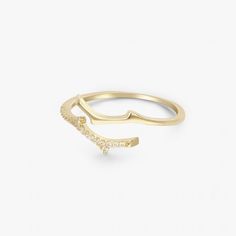 Our gold open ring is always made to suit every event outfit. This stunning features two sides with special element design. A little space is left in between for a modern style on these classic jewelry motifs, suitable to all of you. Plus, it’s a nice giveaway for your friend or lover.Size: 16.87 mm (Internal Diameter) / US size 6Materials & Finishing: 14K Gold plated sterling brassStone: ZirconAllergy Information: Hypoallergenic Jewelry Motifs, Cold Fingers, Element Design, Luxury Jewelry Brands, Event Outfit, Classic Jewelry, Ring Sizer, Ring Size Guide, Open Ring