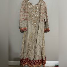 Brand New Pakistani/Bangladeshi/Indian Clothes Luxury Traditional Wear With Woven Motifs For Eid, Western Pakistani Dress, Indian Lace Dress, Pakistan Women Dress, Affordable Traditional Wear For Eid, Dress With Chunni, Luxury Nehru Jacket For Eid And Traditional Ceremonies, Affordable Eid Sets With Zari Weaving, Cheap Traditional Wear For Eid Ceremonies