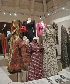 Another exhibition snapshot by Biba, I love the style of the jackets and the dresses :3 Biba 60s, Daisy Buchanan, Fashion Exhibition, Seventies Fashion